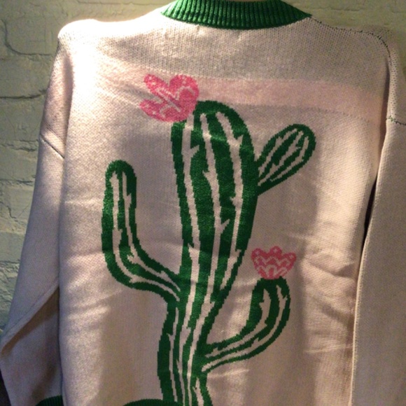 New ! 🔥🔥🍁Boho cactus cardigan - Picture 2 of 5